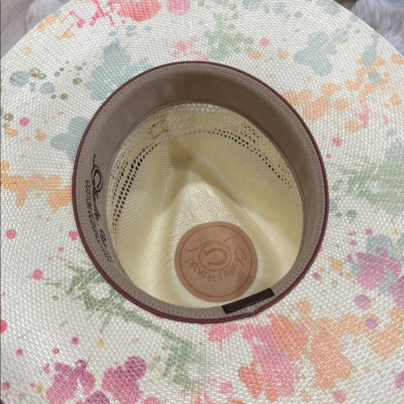 Charlie 1 Horse Big Splash pastel fedora rancher hat straw medium - Picture 5 of 5